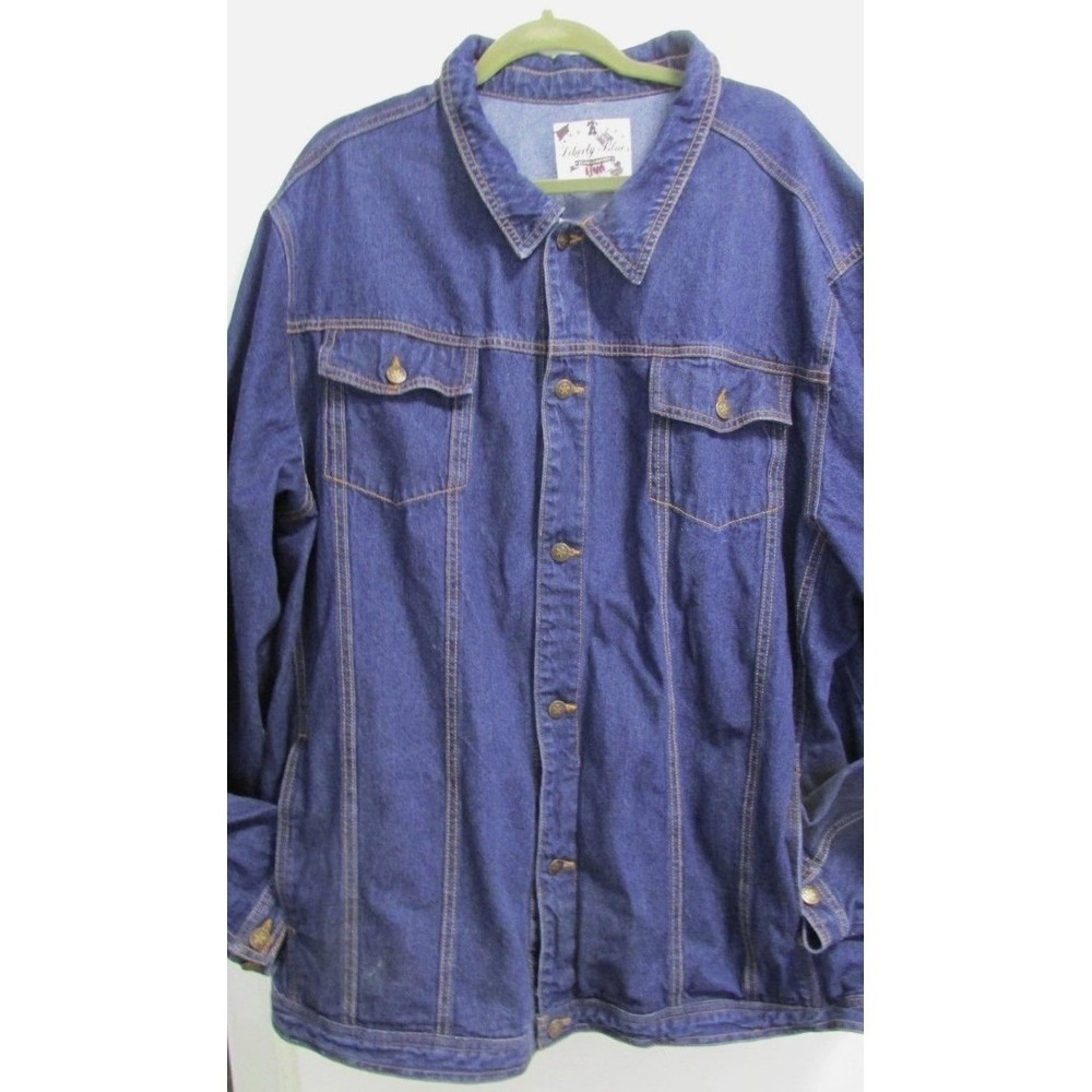 Liberty Blues Jeans Company Denim Jacket Mens 4XL Button Front